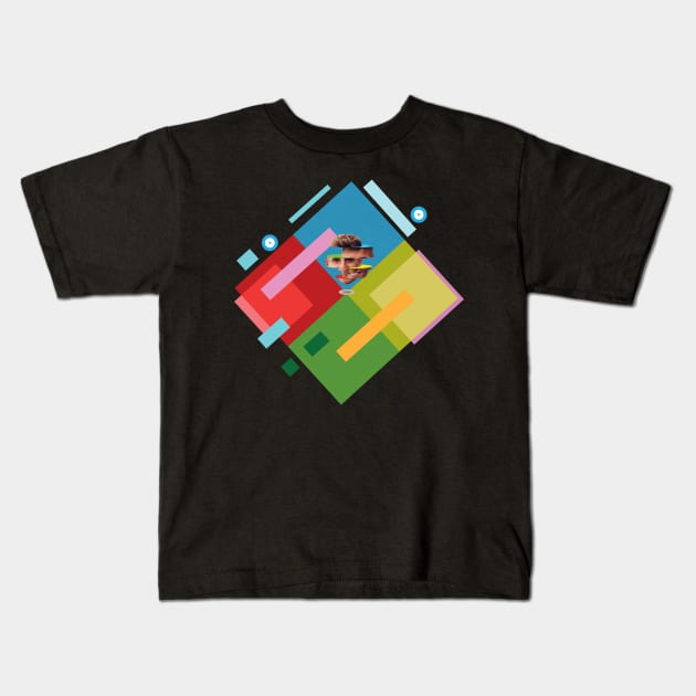 Blurry Face - Zine Culture Kids T-Shirt by Promaxx